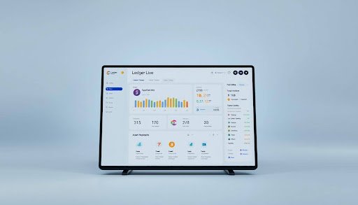 Ledger Live app interface on desktop